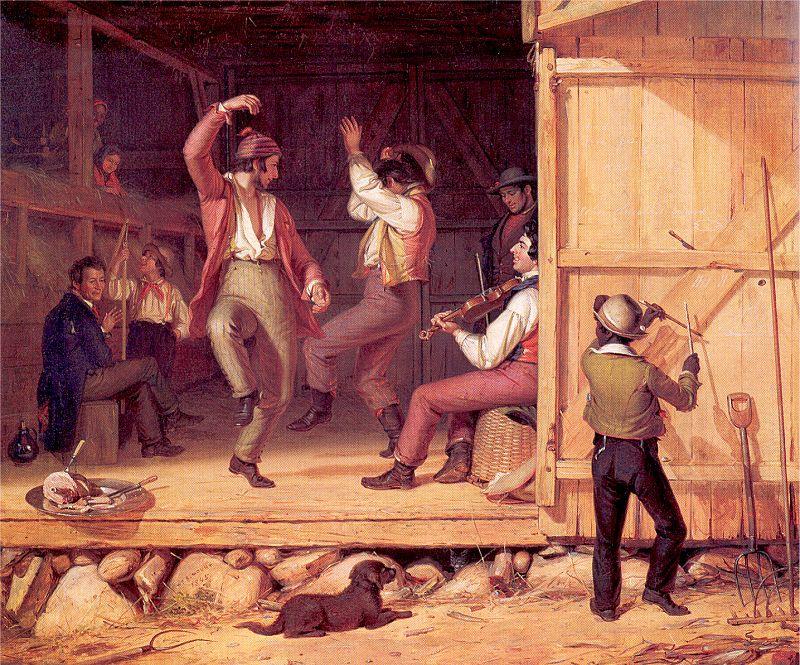 William Sidney Mount Dance of the Haymakers France oil painting art